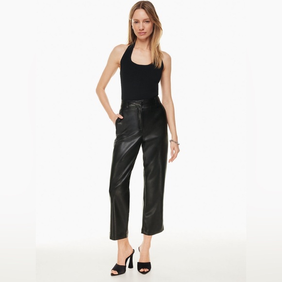 NWT Aritzia Command Crop Pants - Blk - Picture 14 of 14